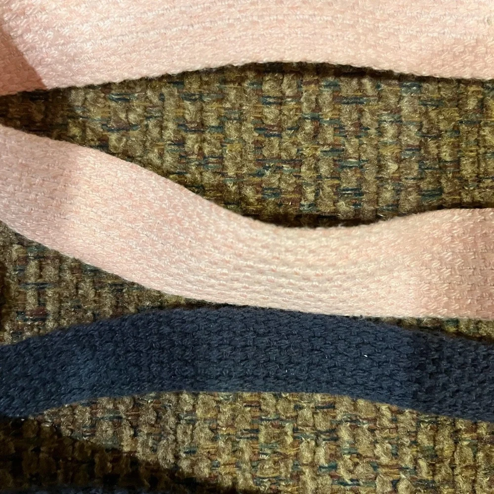 Girls Pink and Blue Fabric Belts